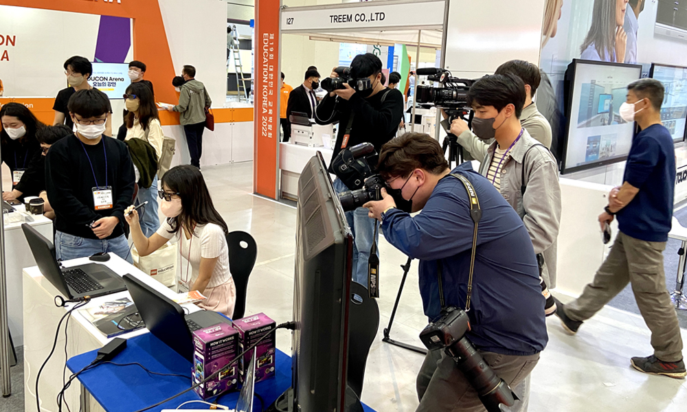 国腾安VR产品精彩亮相第19届韩国首尔教育展